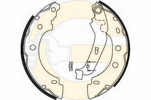 GIRLING 5186503 Комплект гальмівних колодок