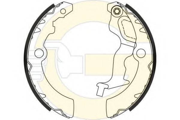 GIRLING 5187929 Комплект гальмівних колодок