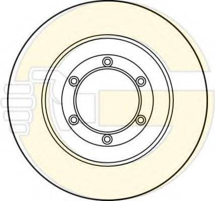 GIRLING 6027951 гальмівний диск
