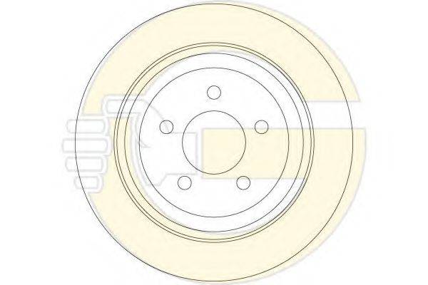 GIRLING 6063414 гальмівний диск