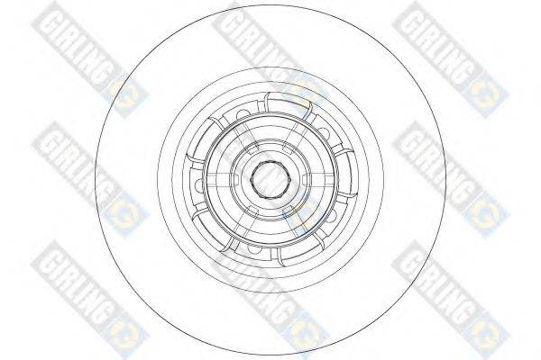 GIRLING 6063556 гальмівний диск