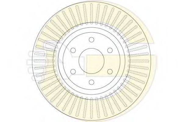 GIRLING 6064251 гальмівний диск
