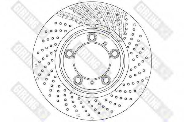 GIRLING 6064645 гальмівний диск