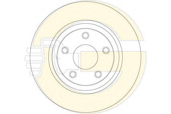 GIRLING 6064924 гальмівний диск