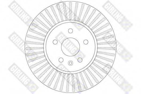 GIRLING 6066291 гальмівний диск