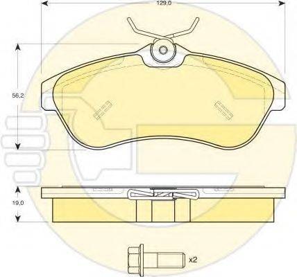 GIRLING 6411641 Комплект гальм, дисковий гальмівний механізм