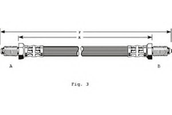 GIRLING 9003172 Гальмівний шланг