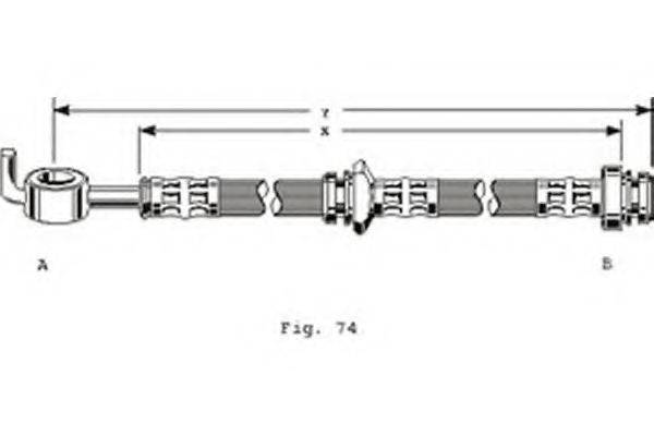 GIRLING 9004123 Гальмівний шланг