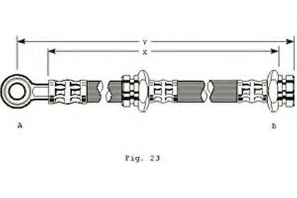 GIRLING 9004234 Гальмівний шланг