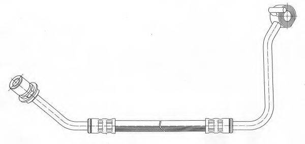 KAWE 510639 Гальмівний шланг