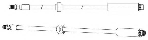 KAWE 510897 Гальмівний шланг