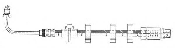 KAWE 511693 Гальмівний шланг