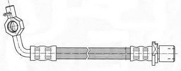 KAWE 511868 Гальмівний шланг