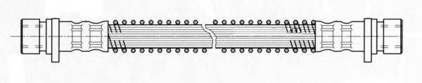 KAWE 511873 Гальмівний шланг