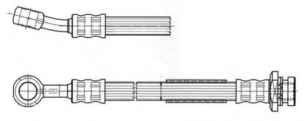 KAWE 511963 Гальмівний шланг