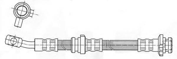 KAWE 511984 Гальмівний шланг