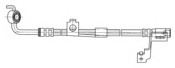 KAWE 512136 Гальмівний шланг