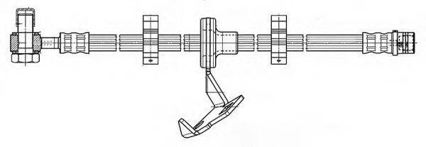 KAWE 512262 Гальмівний шланг