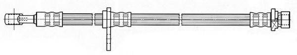 KAWE 512278 Гальмівний шланг