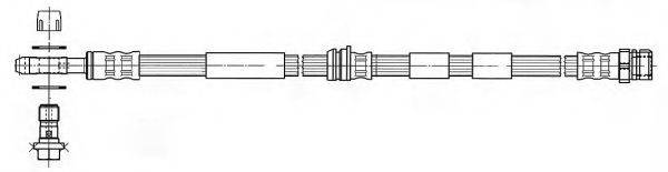 KAWE 512430 Гальмівний шланг