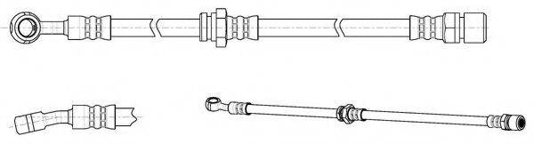 KAWE 512603 Гальмівний шланг