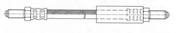 KAWE 510382 Гальмівний шланг