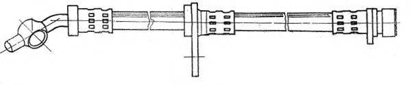 KAWE 510661 Гальмівний шланг