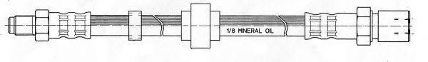 KAWE 510711 Гальмівний шланг