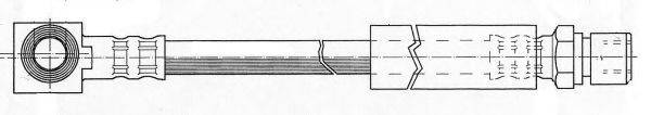 KAWE 510861 Гальмівний шланг