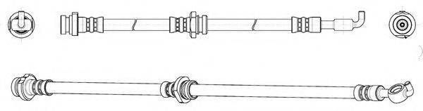 KAWE 510950 Гальмівний шланг