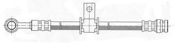 KAWE 511057 Гальмівний шланг