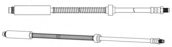 KAWE 511130 Гальмівний шланг