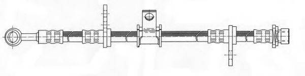 KAWE 511449 Гальмівний шланг