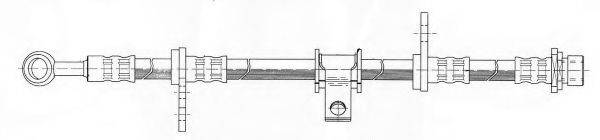 KAWE 511453 Гальмівний шланг