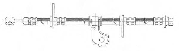 KAWE 511579 Гальмівний шланг