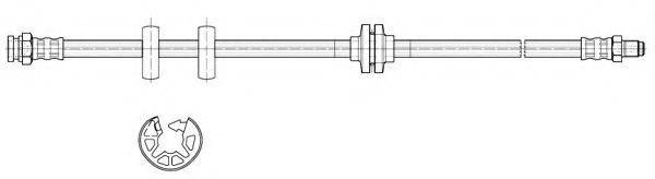 KAWE 511591 Гальмівний шланг