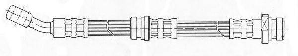 KAWE 511814 Гальмівний шланг