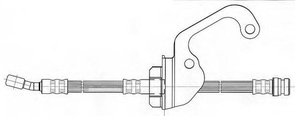 KAWE 512298 Гальмівний шланг