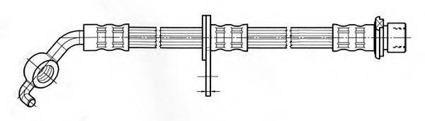 KAWE 512458 Гальмівний шланг