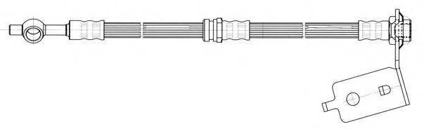 KAWE 512493 Гальмівний шланг