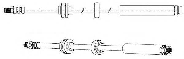 KAWE 512709 Гальмівний шланг