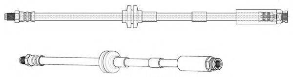 KAWE 512737 Гальмівний шланг