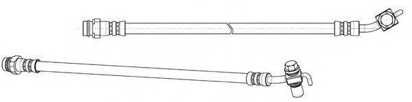 KAWE 512747 Гальмівний шланг