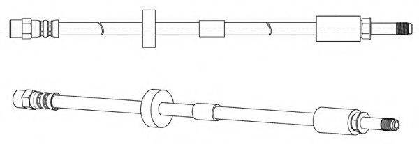 KAWE 512813 Гальмівний шланг