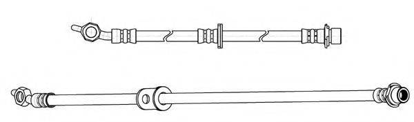 KAWE 512986 Гальмівний шланг