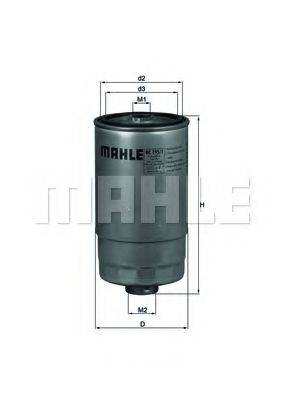 MAHLE ORIGINAL KC1951 Паливний фільтр