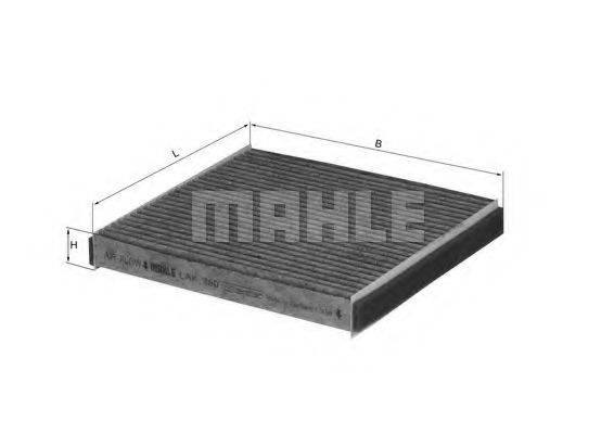 MAHLE ORIGINAL LAK490 Фільтр, повітря у внутрішньому просторі