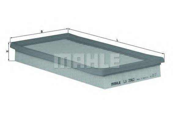 MAHLE ORIGINAL LX2962 Повітряний фільтр