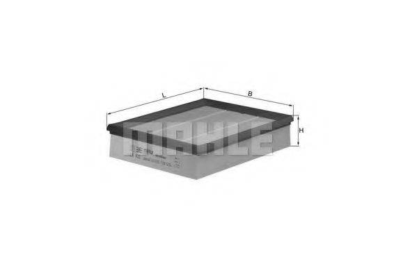 MAHLE ORIGINAL LX422 Повітряний фільтр