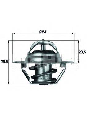 MAHLE ORIGINAL TX383D Термостат, охолоджуюча рідина